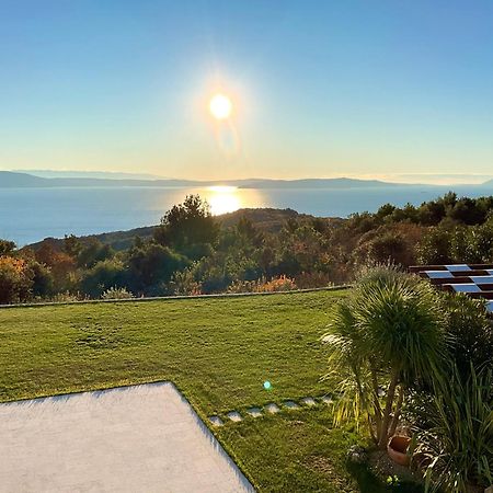 Luxury Panorama Vila With Amazing Seaview In Gondolici 7 Km From Rabac Labin  Eksteriør bilde