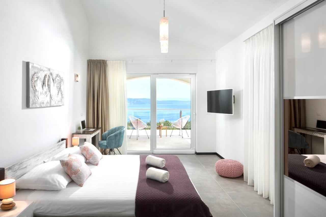 Luxury Panorama Vila With Amazing Seaview In Gondolici 7 Km From Rabac Labin  Eksteriør bilde