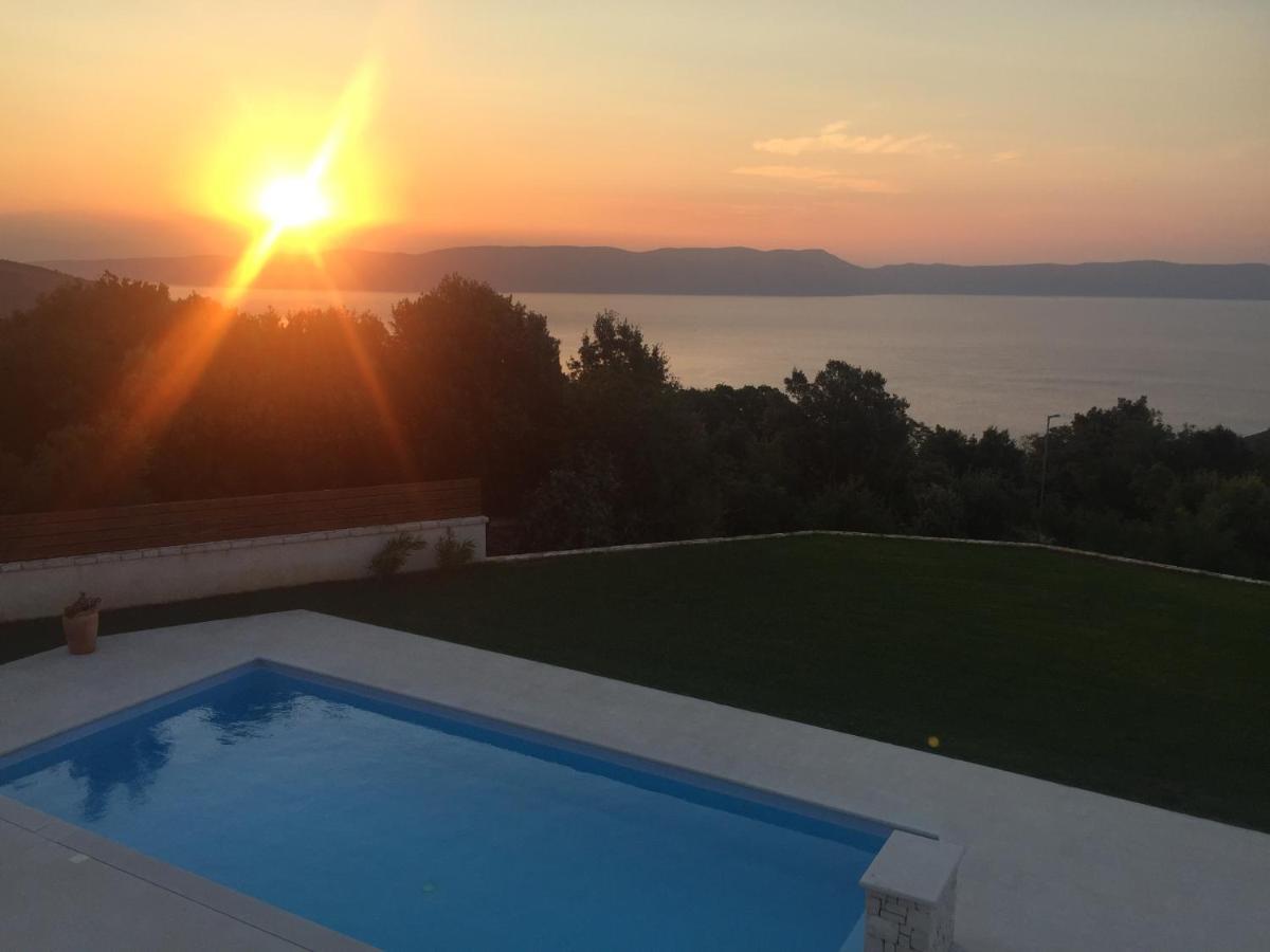Luxury Panorama Vila With Amazing Seaview In Gondolici 7 Km From Rabac Labin  Eksteriør bilde