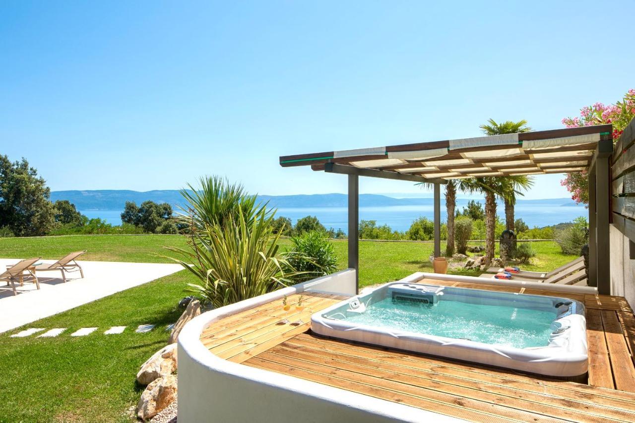 Luxury Panorama Vila With Amazing Seaview In Gondolici 7 Km From Rabac Labin  Eksteriør bilde