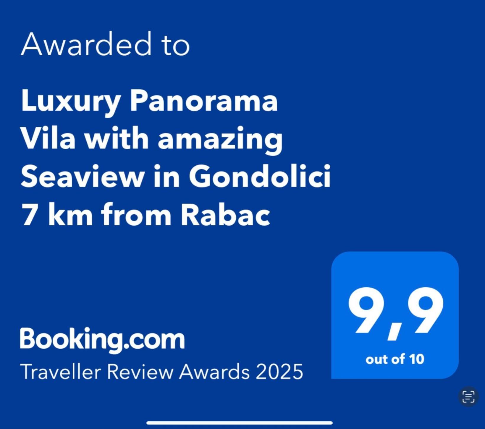 Luxury Panorama Vila With Amazing Seaview In Gondolici 7 Km From Rabac Labin  Eksteriør bilde